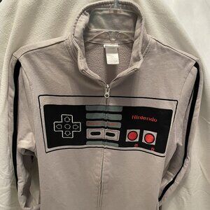 Official Nintendo Full Zip Up Jacket ~ Embroidered Controller Style ~ Size Small